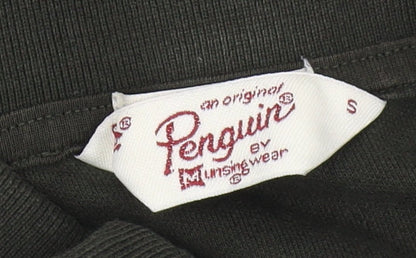 Penguin Men's Green Polo, Size S, Solid Logo Style