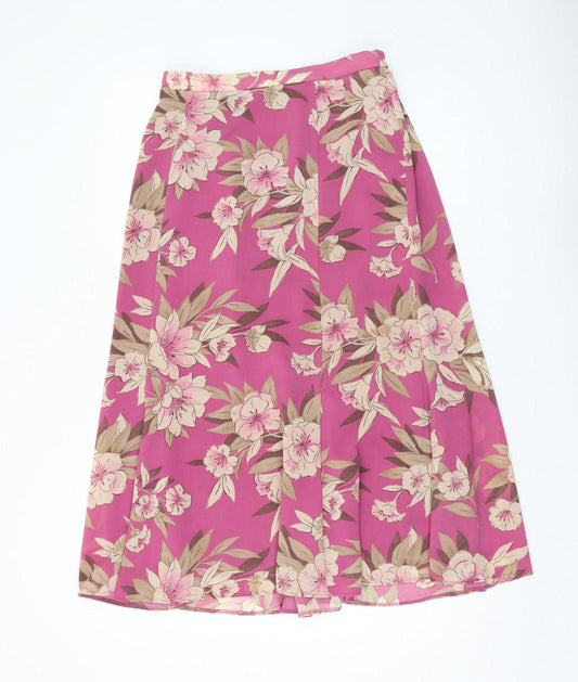 Eastex Women's Floral A-Line Midi Skirt Size 12