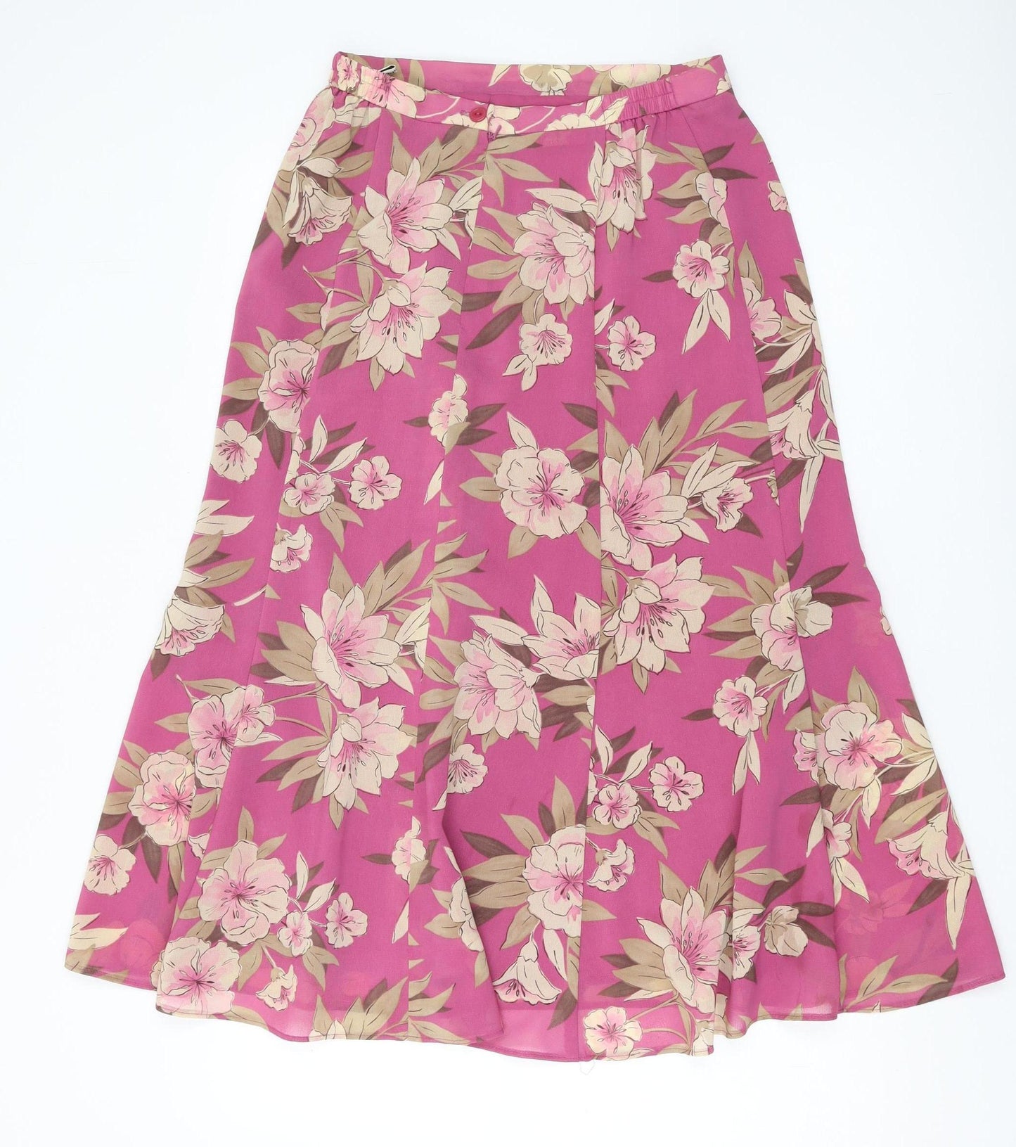 Eastex Women's Floral A-Line Midi Skirt Size 12