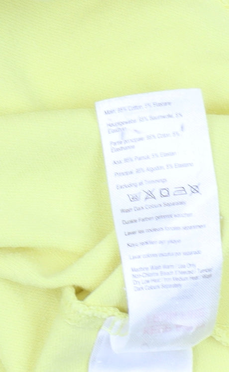 Womens UK Size 6 Joules Yellow  Polo