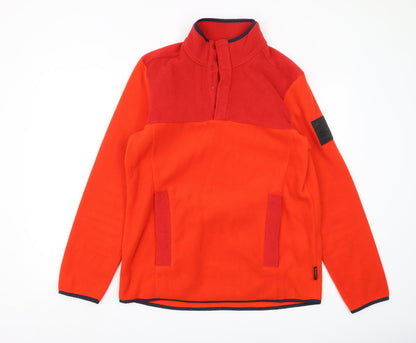 Mens UK Size M Jack Wolfskin Red Pullover Sweatshirt