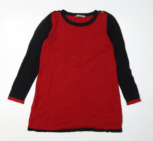 Womens UK Size 14 Marks and Spencer Red Pullover Jumper