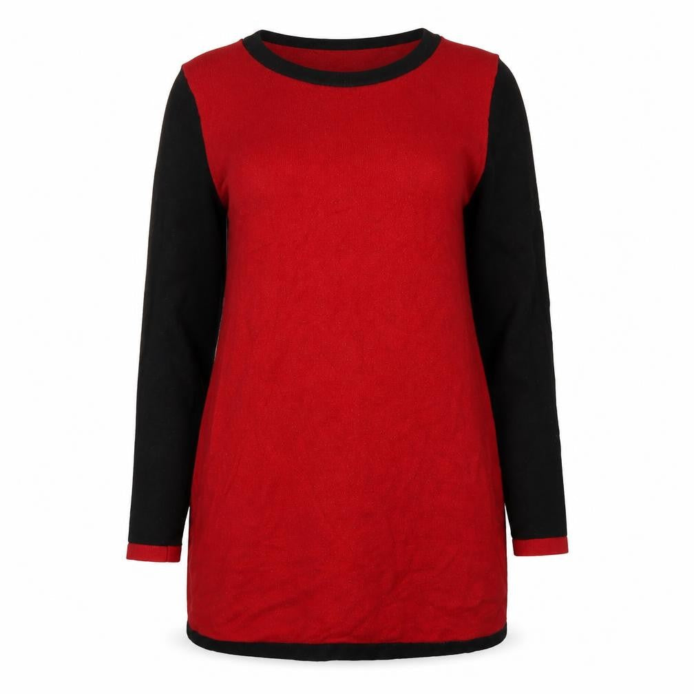 Womens UK Size 14 Marks and Spencer Red Pullover Jumper