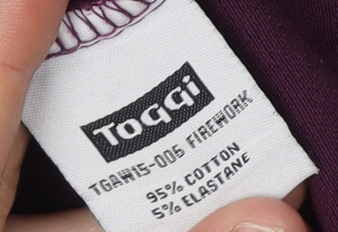Toggi Girls Purple Polo Shirt 9-10 Years Collared Embroidered