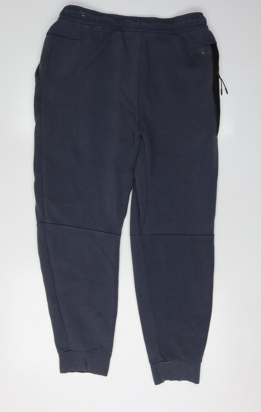 Nike Men’s Black Jogger Trousers, L, Logo Accent