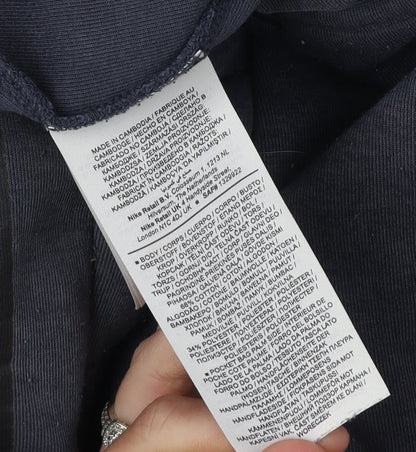 Nike Men’s Black Jogger Trousers, L, Logo Accent