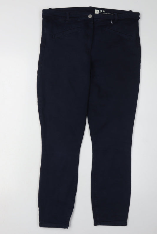 Gap Women's Blue Skinny Jeans Size 12 Regular