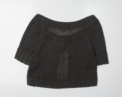 Womens UK Size 12 Marks and Spencer Grey Shrug Jumper