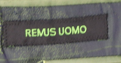 Mens UK Size 46 Remus Uomo Regular Black Suit Jacket