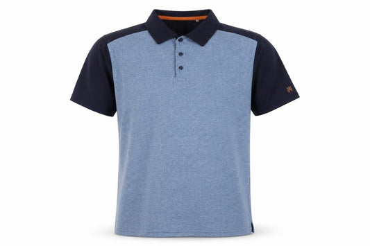 James Pringle Men's Blue Polo Shirt M - Short Sleeves Golf Wear