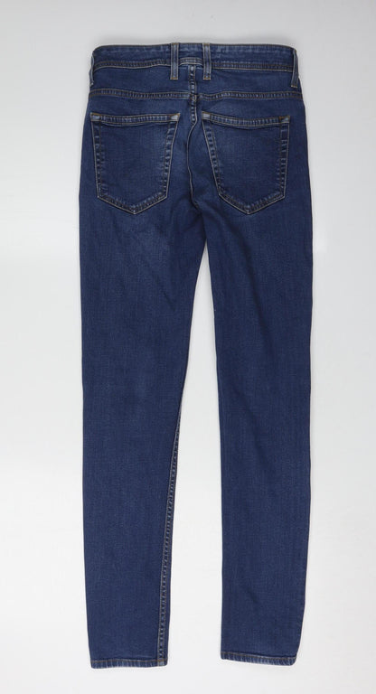 Burton London Unisex Blue Skinny Jeans Size 28