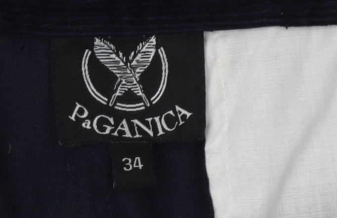 Paganica Men's Blue Corduroy Dress Pants - Size 34