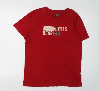 Mens UK Size L Craghoppers Red  T-Shirt