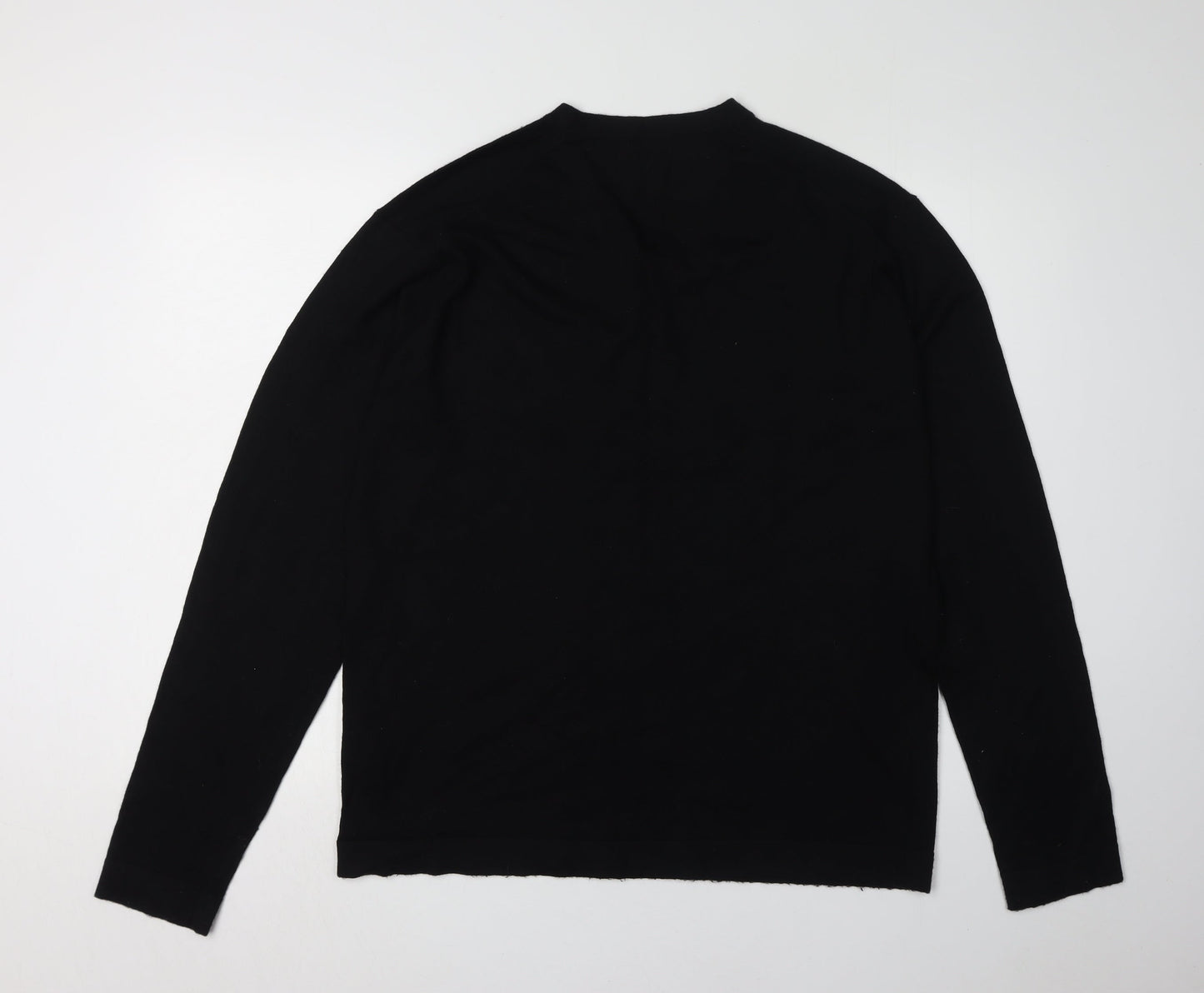 United Colors of Benetton 2XL Men's Black V-Neck Pullover