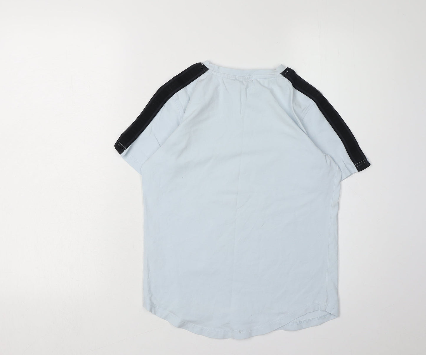 Rascal Boys Blue T-Shirt L Jersey Solid Casual Style