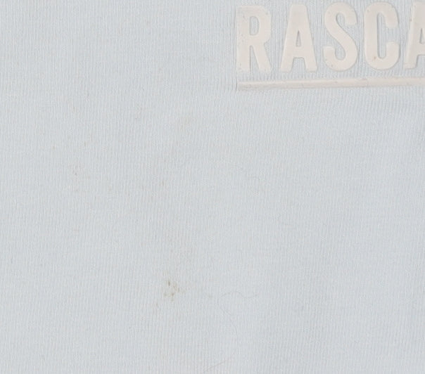 Rascal Boys Blue T-Shirt L Jersey Solid Casual Style