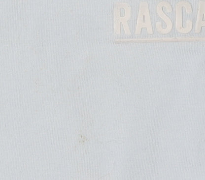 Rascal Boys Blue T-Shirt L Jersey Solid Casual Style