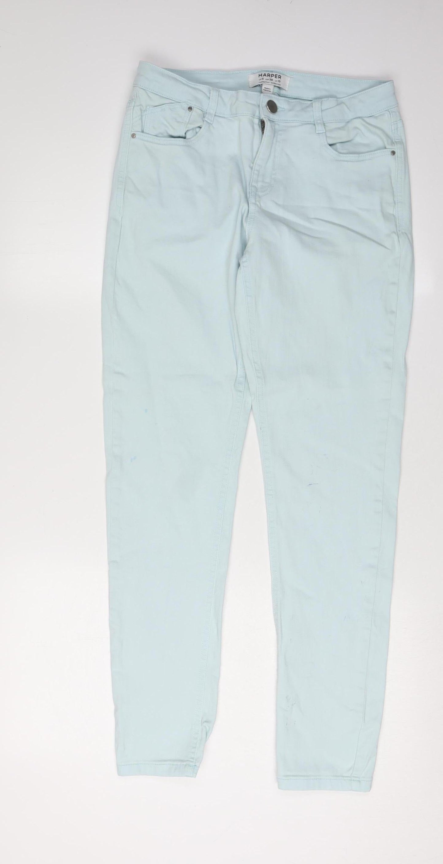 Dorothy Perkins Women's Blue Skinny Jeans Size 10