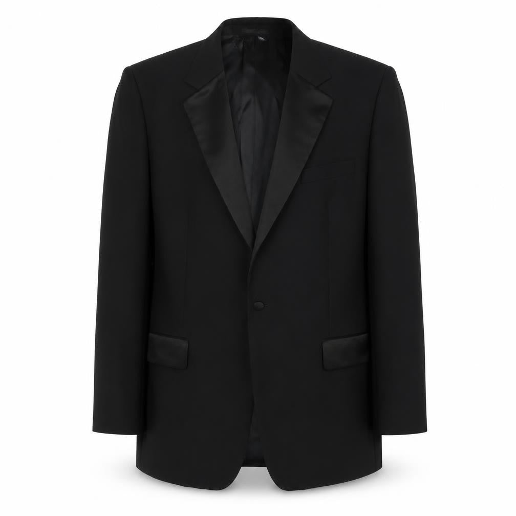 Mens UK Size 42 Brook Taverner Regular Black Suit Tuxedo