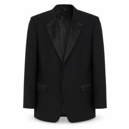 Mens UK Size 42 Brook Taverner Regular Black Suit Tuxedo