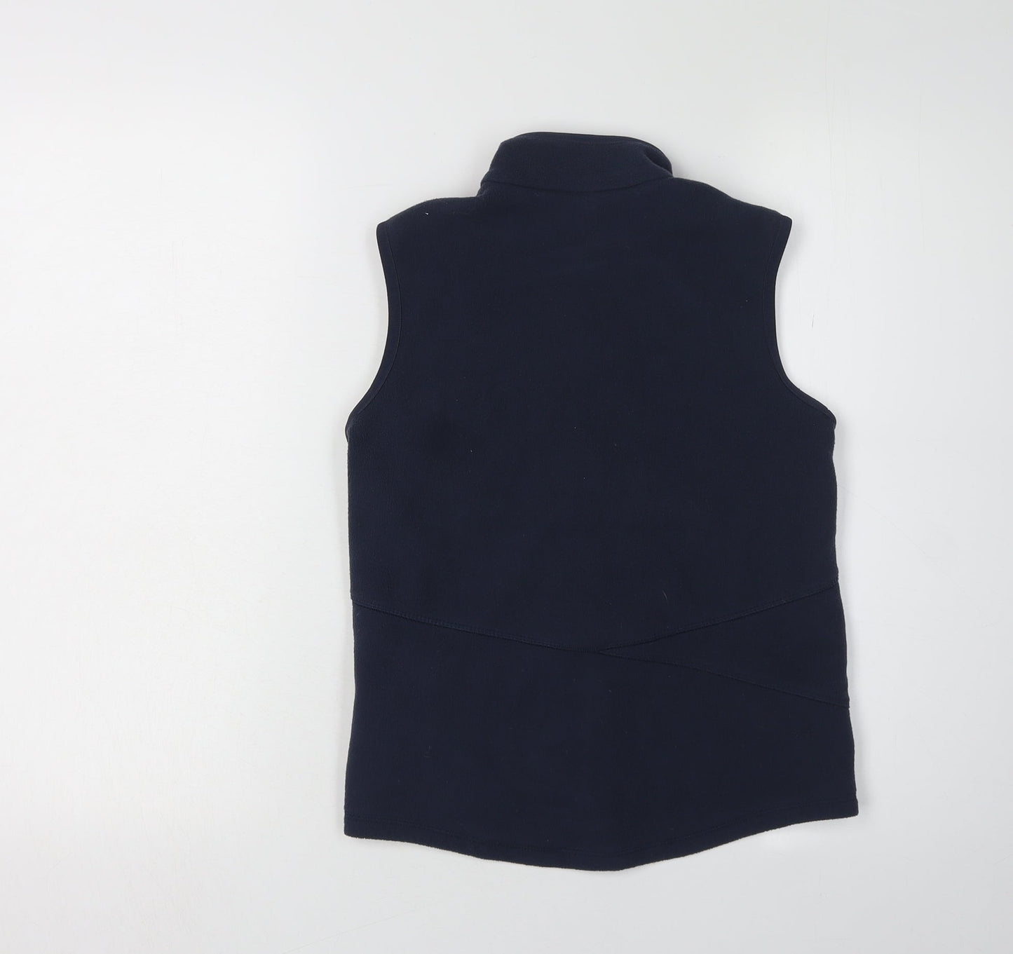 Decathlon Girls Blue Fleece Waistcoat 8-9 Years