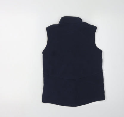 Decathlon Girls Blue Fleece Waistcoat 8-9 Years
