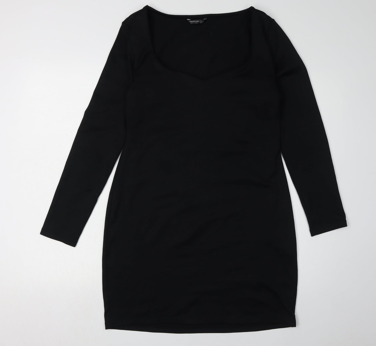 Stradivarius Women’s Black Bodycon Dress XL