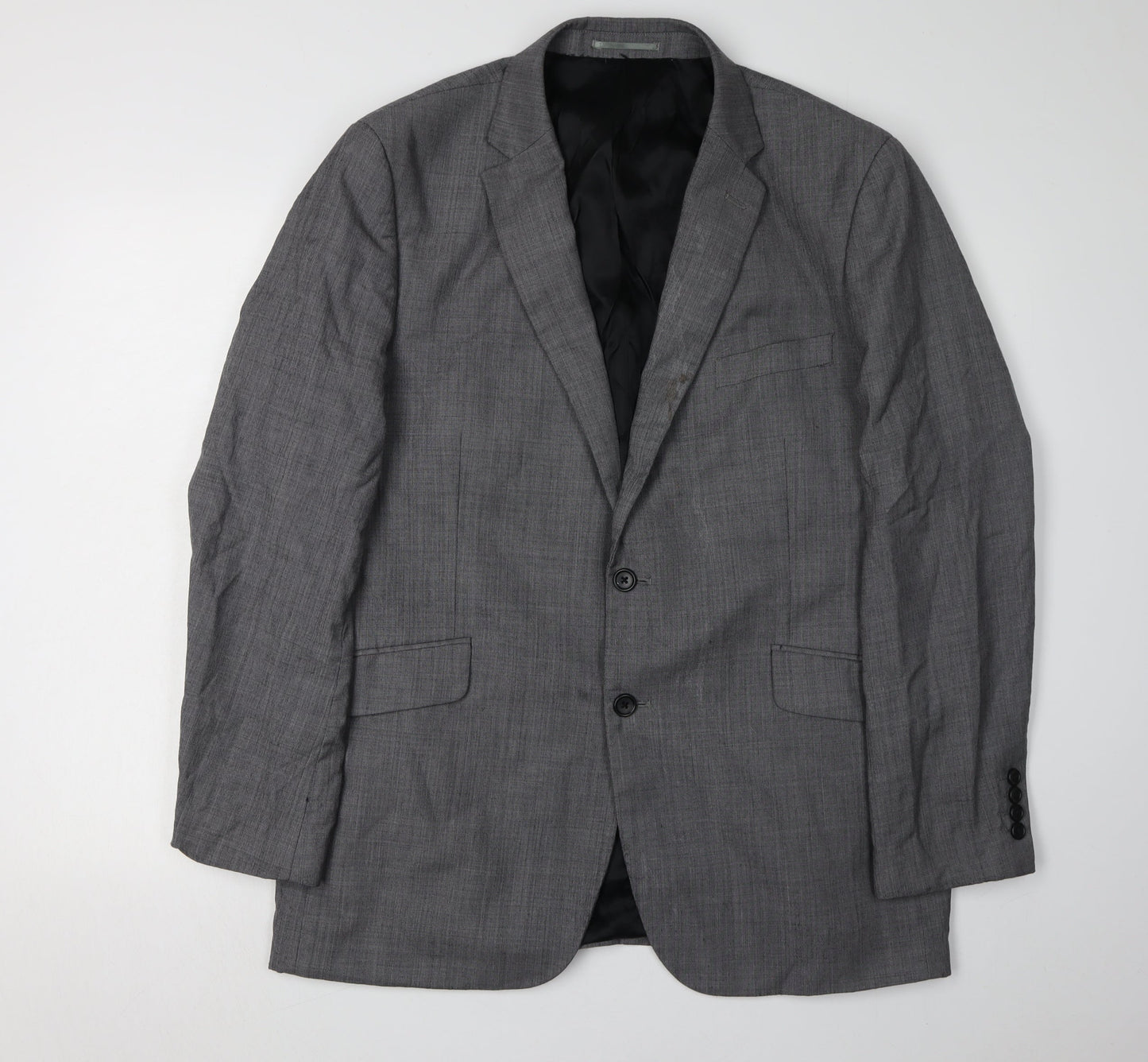 Mens UK Size 42 Brook Taverner Regular Grey Suit Jacket