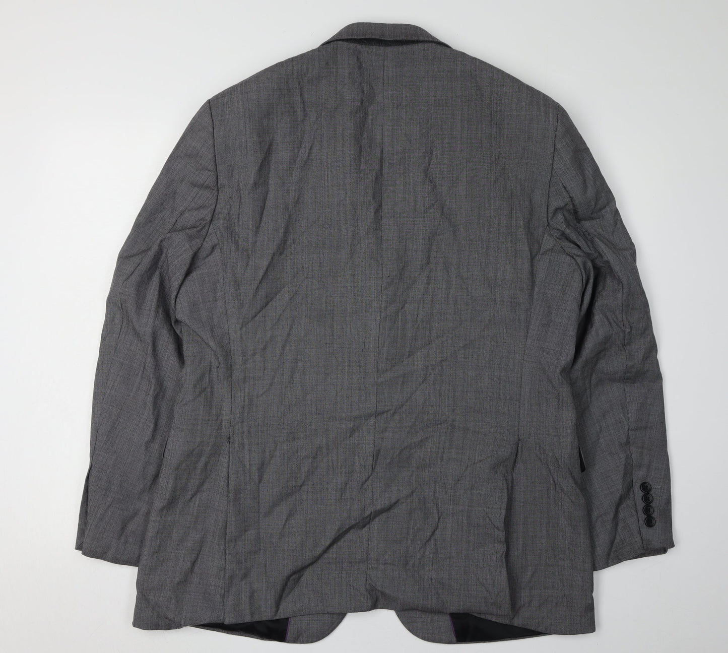 Mens UK Size 42 Brook Taverner Regular Grey Suit Jacket