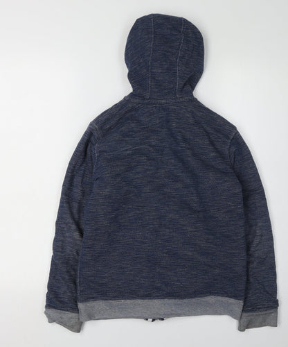 Marks and Spencer Boys Blue Hoodie 11-12 Years Full Zip
