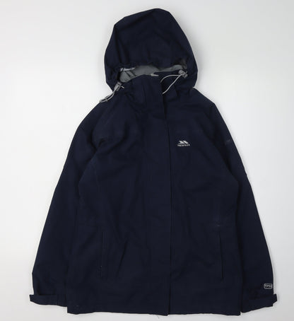 Mens UK Size XS Trespass Blue Rain Coat