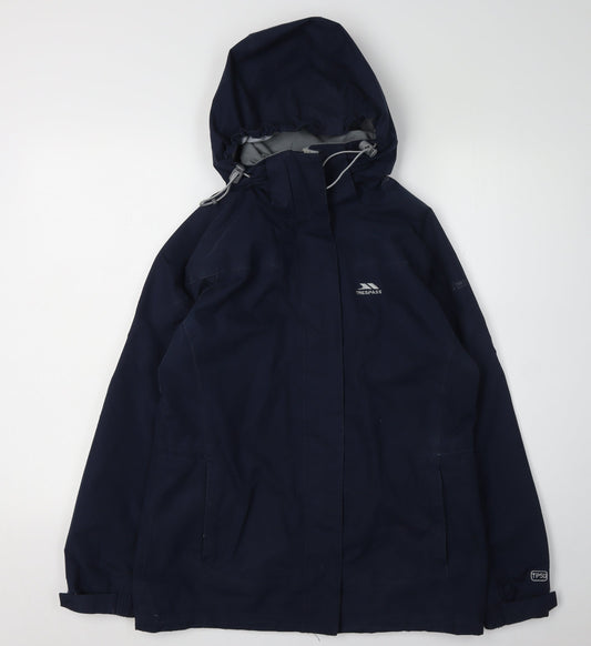 Mens UK Size XS Trespass Blue Rain Coat