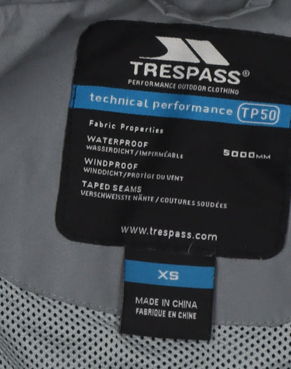 Mens UK Size XS Trespass Blue Rain Coat