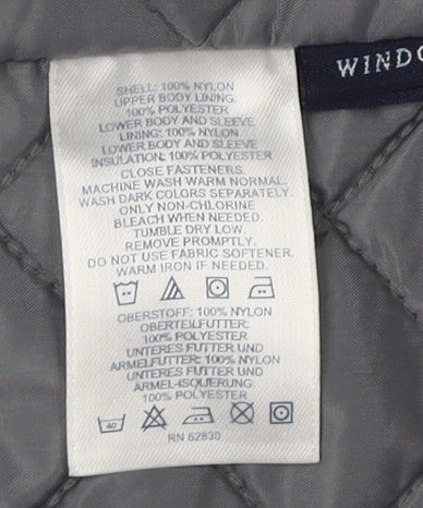 Womens UK Size 20 Plus Lands' End Blue Parka Coat