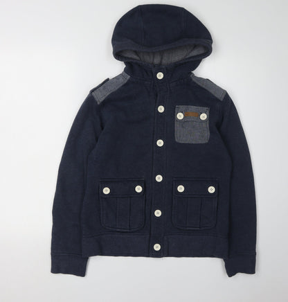 McKenzie Boys Blue Full Zip Hoodie 12-13 Years Hooded Style