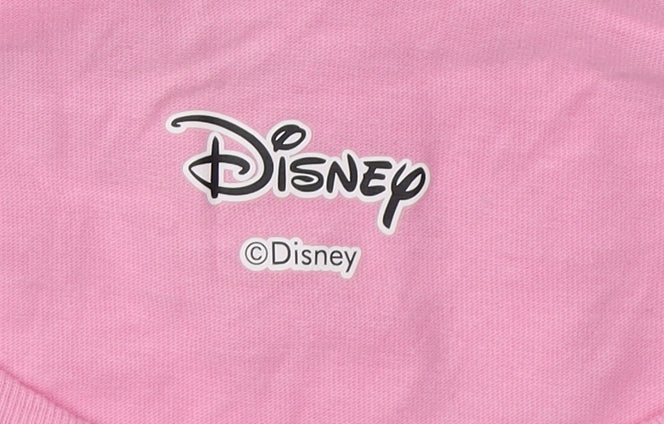 Womens UK Size L Disney Pink  T-Shirt