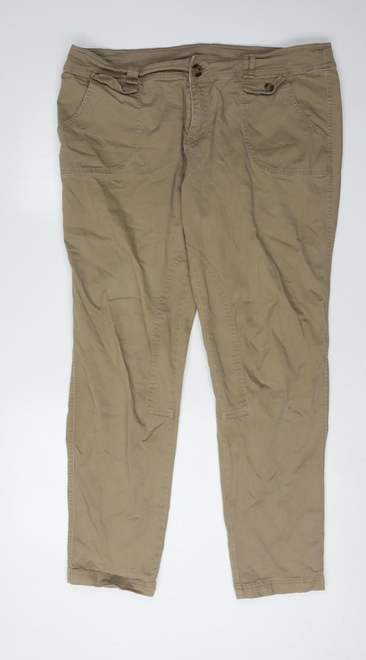 Designers at Debenhams Beige Chino Trousers for Men, Size 16