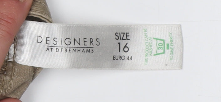 Designers at Debenhams Beige Chino Trousers for Men, Size 16