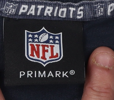 Primark Unisex Black T-Shirt, S, Cotton Crew Neck