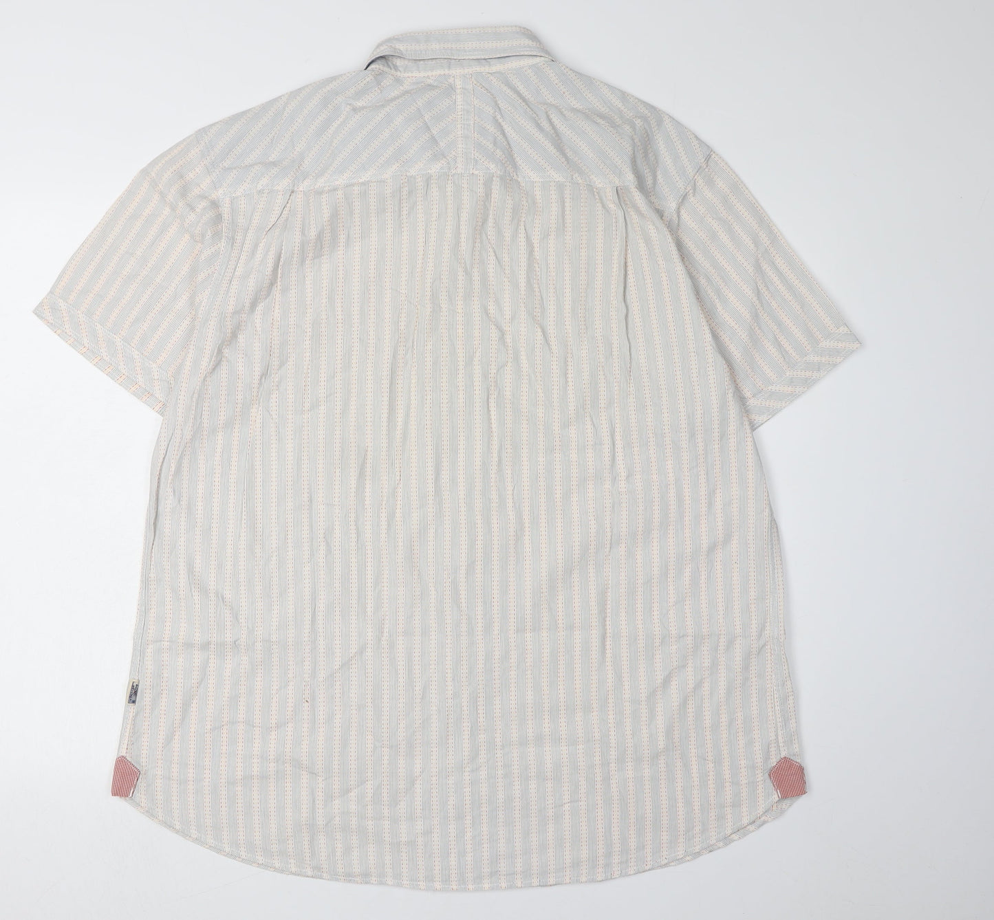 St George by Duffer Men's XL Multicoloured Striped Shirt