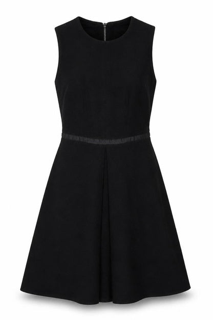 Next Women's Black A-Line Dress, Size 8, Workwear