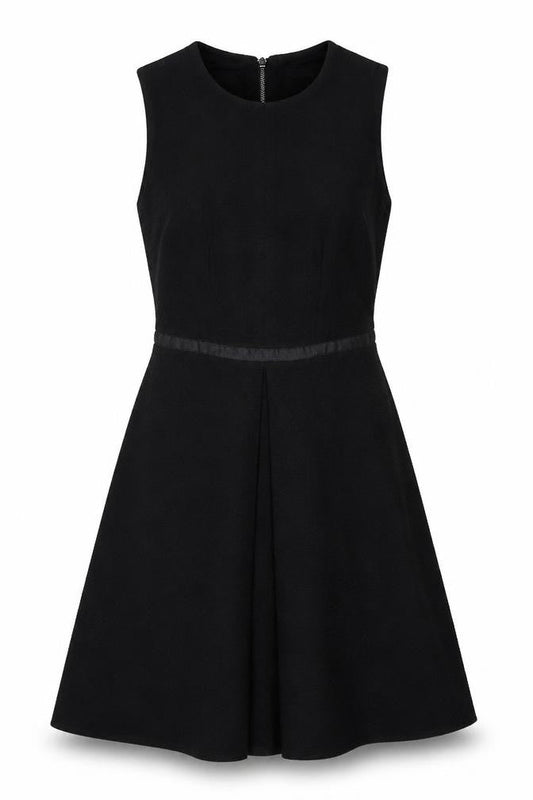 Next Women's Black A-Line Dress, Size 8, Workwear