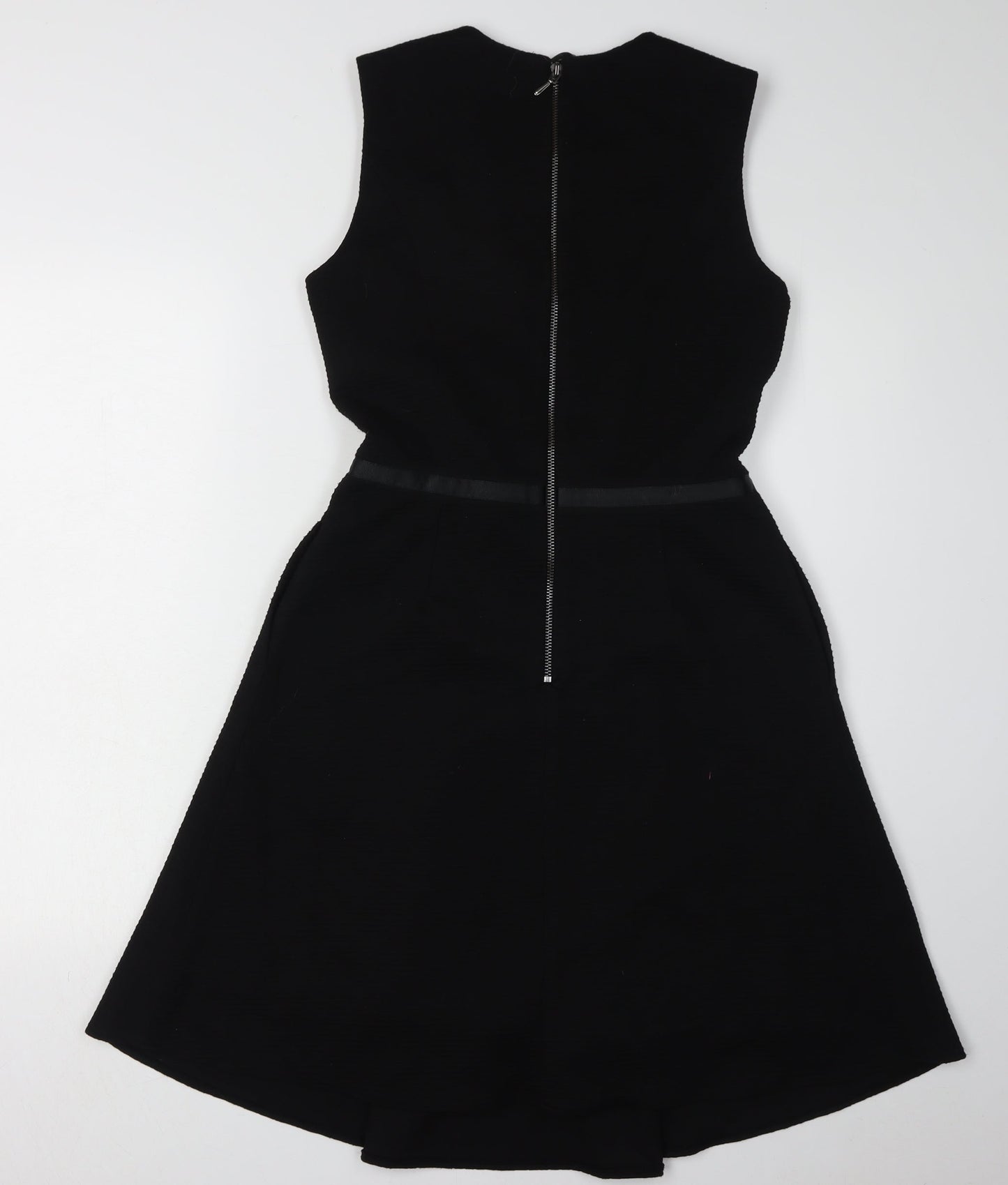 Next Women's Black A-Line Dress, Size 8, Workwear