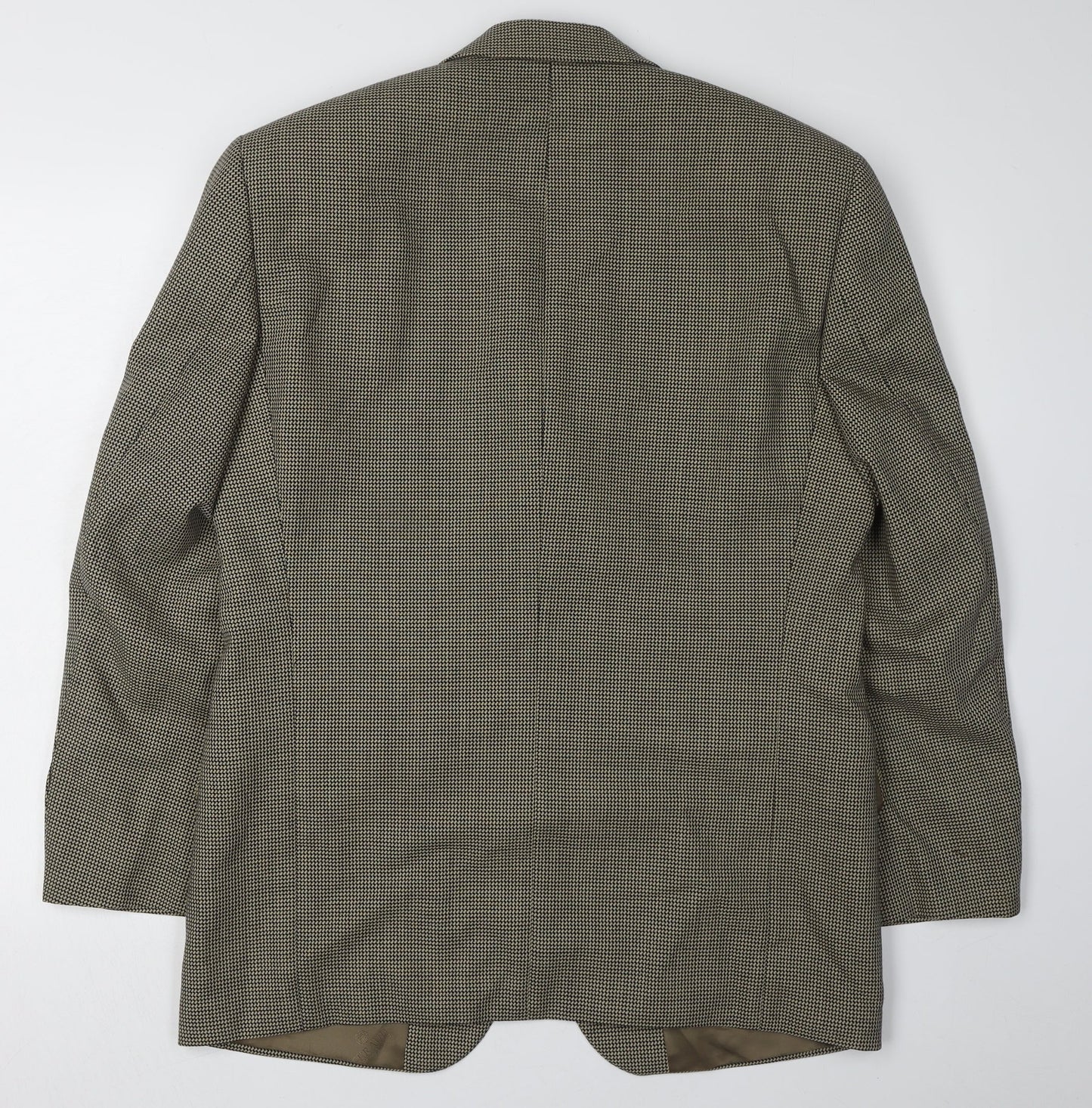 Louis Feraud Men's Brown Check Blazer Size 48S