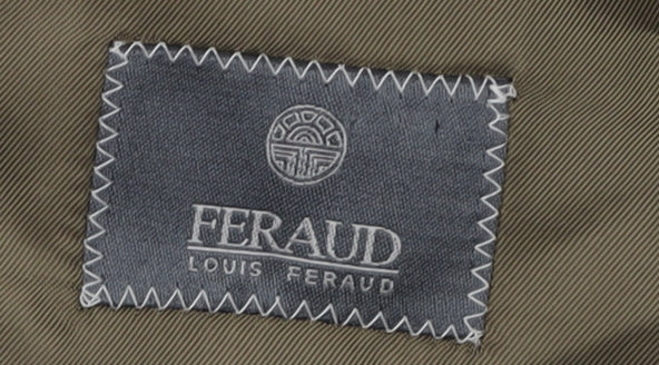 Louis Feraud Men's Brown Check Blazer Size 48S
