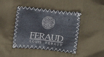 Louis Feraud Men's Brown Check Blazer Size 48S