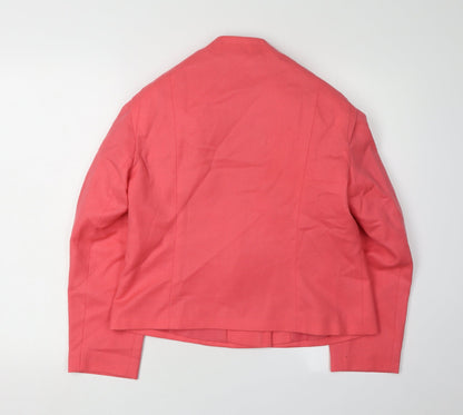 Womens UK Size 14 Alexon Regular Pink Blazer