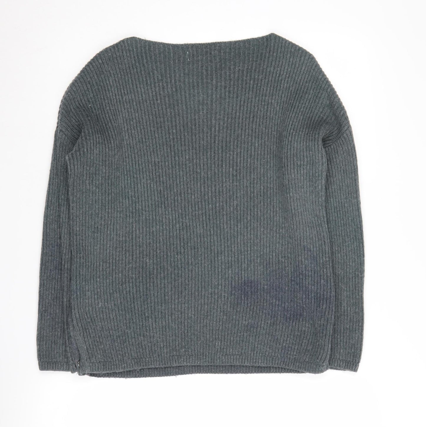 Jasper Conran Women's Grey Cable Knit Pullover Jumper Size 10