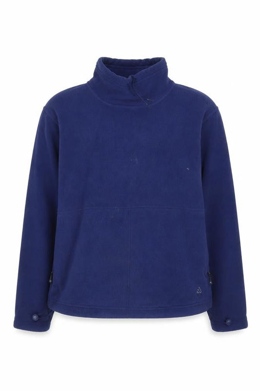 Front view of Adidas Women's Blue Fleece Pullover Sweatshirt, size 16
