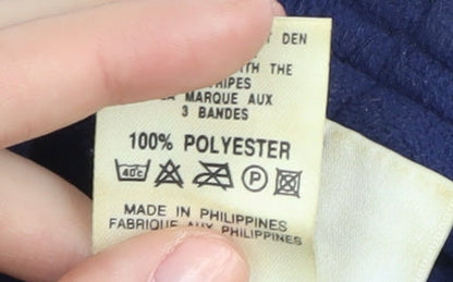 Adidas Women's Blue Fleece Pullover Sweatshirt Size 16